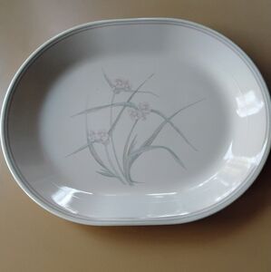 CORELLE "SPRING POND" OVAL SERVING PLATTER